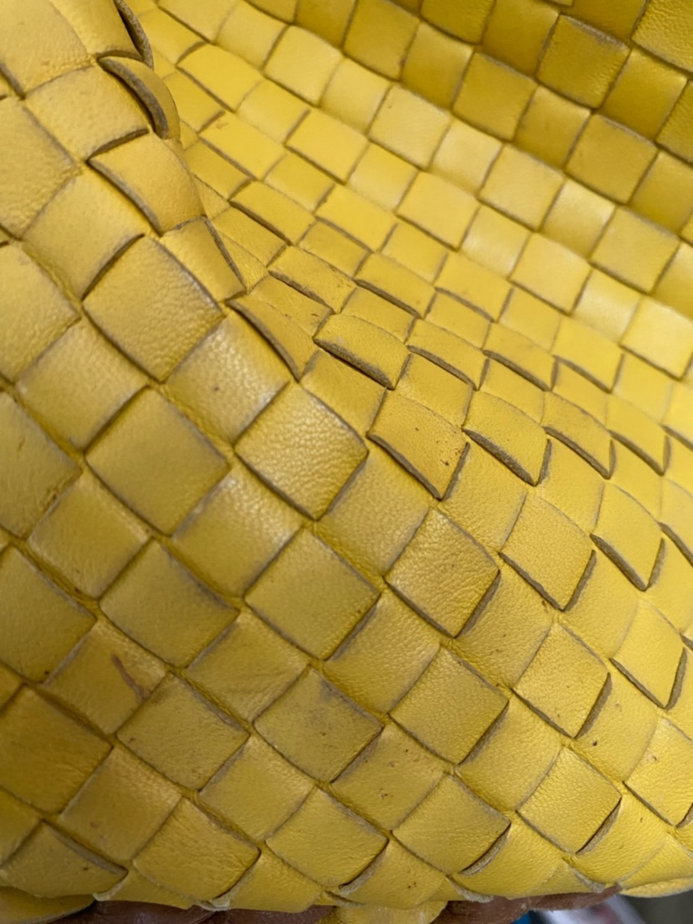 Bottega Veneta Yellow Woven Leather Hobo - Picture 12 of 12